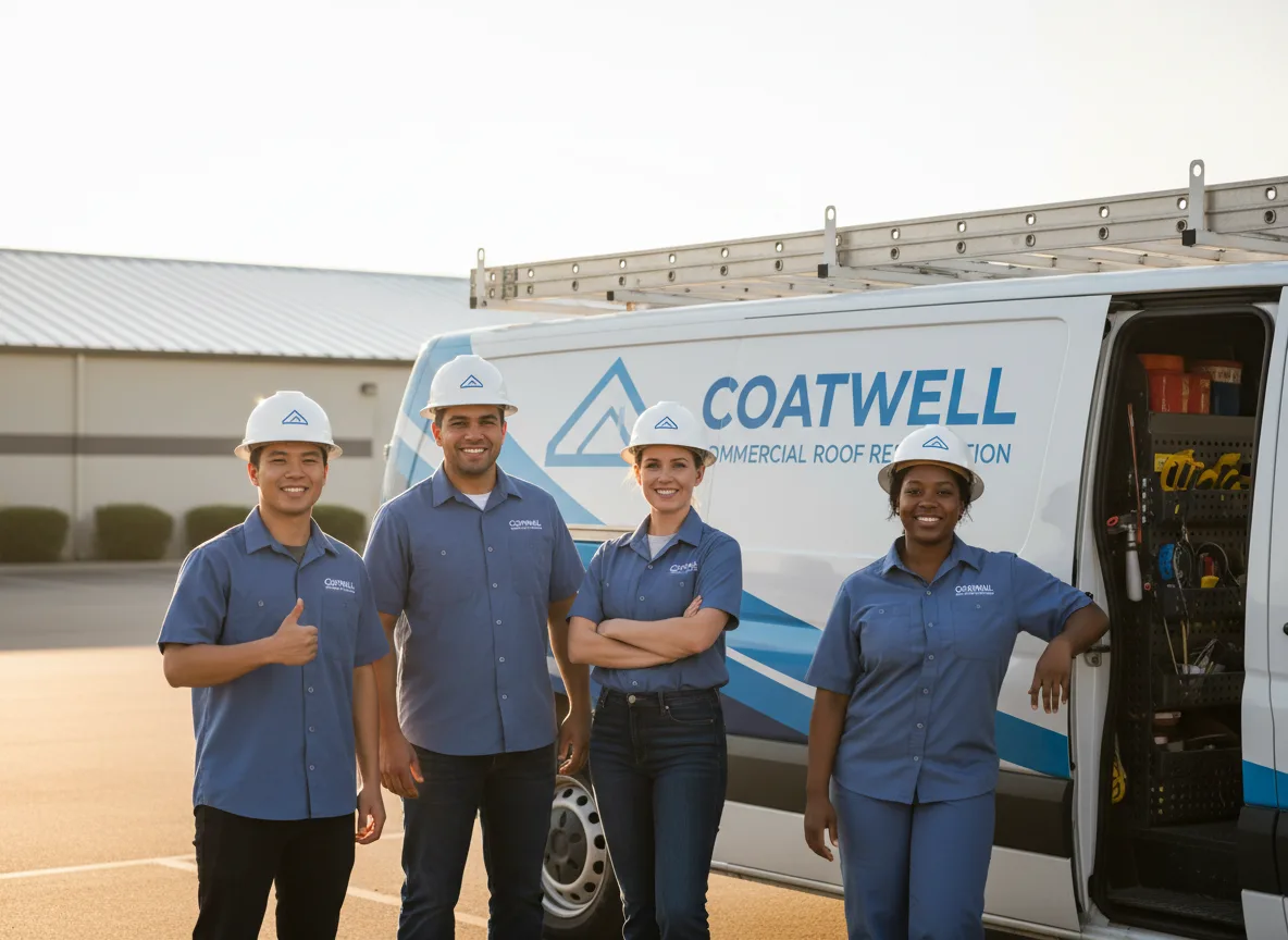 Commercial roof coating company in Empire, LA